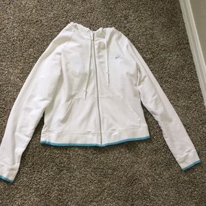 White Nike athletics jacket